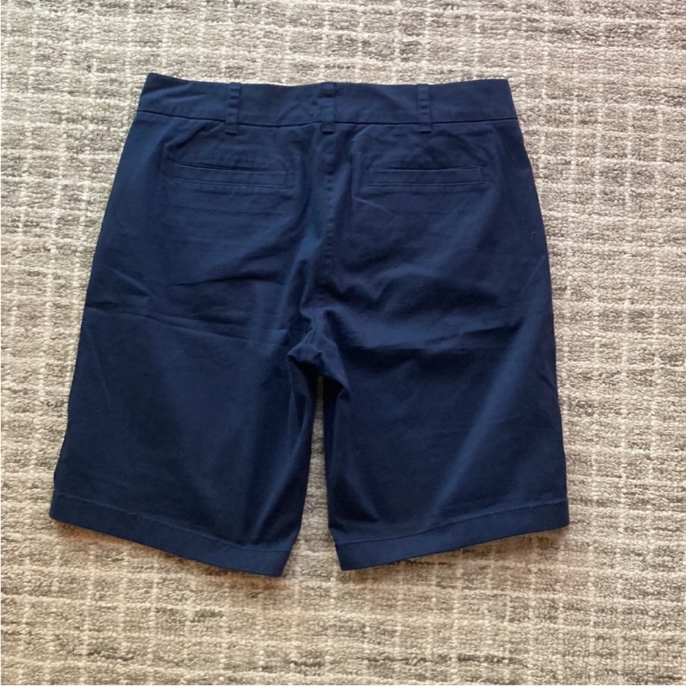 J. Crew NWT chino bermuda shorts, navy blue, size 6 - Picture 4 of 6